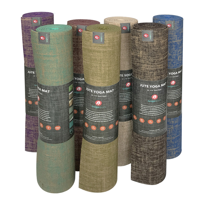 Sturdy And Skidproof eco jute yoga mat For Training 