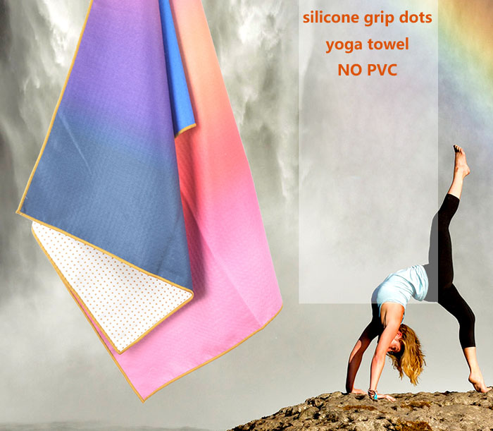 Yoga Mat Towel pvc nubs